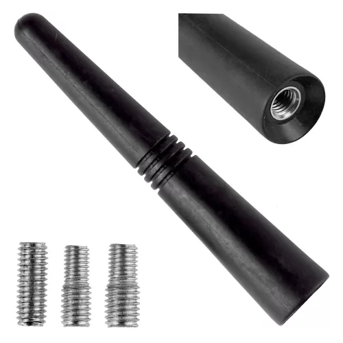 Autó antenna pótszár 9 cm 3 adapterrel 5/6/7mm ANTM09 – AMIO