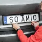   Vezeték nélküli WIFI parkoló tolatókamera rendszámkeretben – AMIO