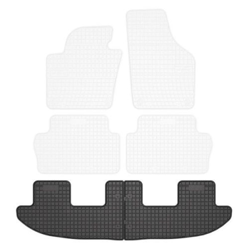 Gumiszőnyeg méretpontos Volkswagen Sharan 2010–2022  3. sor (2db) – Frogum