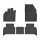 Gumiszőnyeg méretpontos Renault Scenic 2003–2016 – Renault Grand Scenic 2009–2016 – 5db – Frogum
