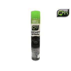 Q11 | műszerfalápoló & tisztító habspray | elegáns fekete illat | matt hatás | 750 ml