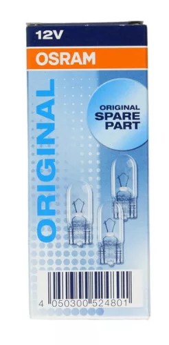 Izzó 12V W5W (10db) – OSRAM