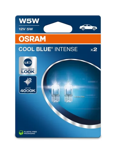 Izzó 12V 5W, W5W Cool Blue Intense NextGen (2db) – OSRAM