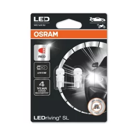LED Izzó W5W piros (2db) – OSRAM