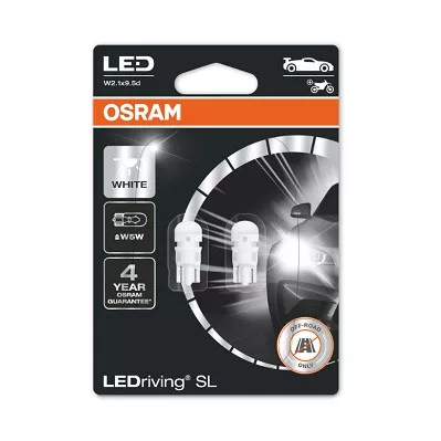 LED Izzó W5W (2db) fehér – OSRAM