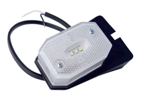 Helyzetjelző lámpa FT-001 LED tartóval, fehér, első