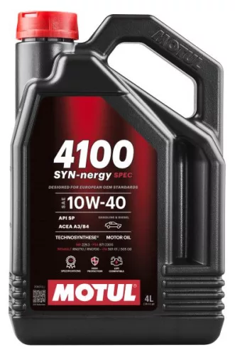 Motul 4100 SYN-nergy SPEC – 10W40 4liter