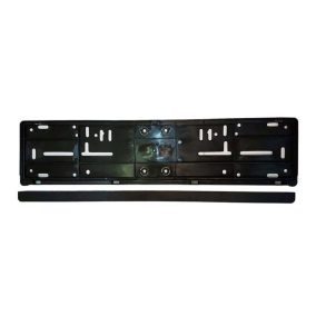   Rendszámkeret / rendszámtábla tartó, fekete SZGK alsó léces – RSZ2