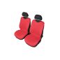 Trikó üléshuzat első ülésre, Piros (2db) – KEGEL