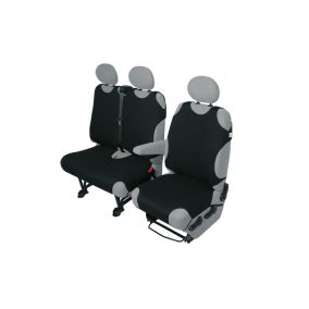   Trikó üléshuzat VAN 2+1 ülésre – Fekete – 2db – KEGEL