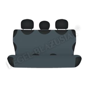   Trikó üléshuzat hátsó ülésre – Sötétszürke – 1db – KEGEL