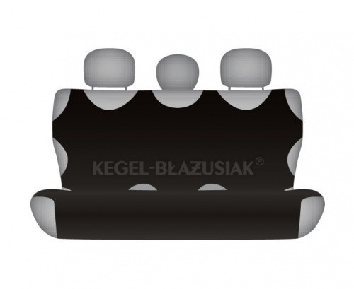 Trikó üléshuzat hátsó ülésre – Fekete – 1db – KEGEL