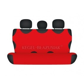 Trikó üléshuzat hátsó ülés (piros) KOSZULKI - KEGEL