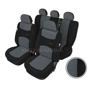   Üléshuzat SPORTLINE+ összes ülésre(szürke-fekete) – KEGEL