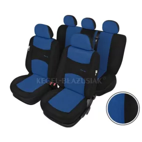   Üléshuzat SPORTLINE+ összes ülésre ( kék-fekete) – KEGEL