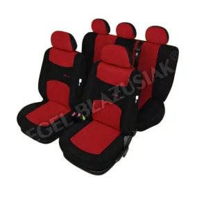   Üléshuzat SPORTLINE+ összes ülésre(piros-fekete) – KEGEL