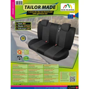   Méretpontos üléshuzat Seat Mii 2011-2021 hátra ARES – TAILOR MADE – KEGEL