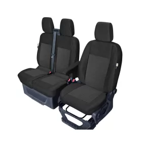   Méretpontos Üléshuzat Ford Transit Custom 2012-2023 1+2 első ülésekre – TAILOR MADE – KEGEL