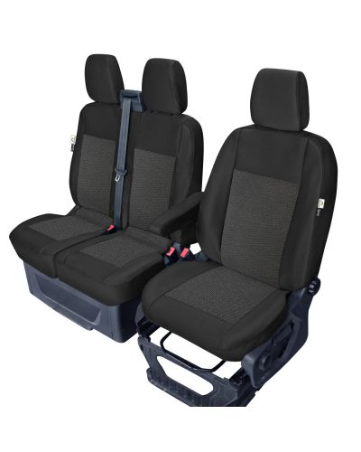 Méretpontos Üléshuzat 1+2 első ülésekre Ford Transit Custom 12-23 | TAILOR MADE - KEGEL