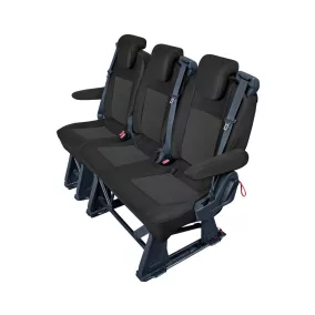   Méretpontos Üléshuzat Ford Transit Custom 2012-2023 hátsó háromszemélyes ülésre – TAILOR MADE – KEGE