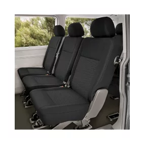   Méretpontos Üléshuzat Volkswagen Transporter 6, 2. vagy 3. sor 1+1+1 ülésre – TAILOR MADE – KEGEL