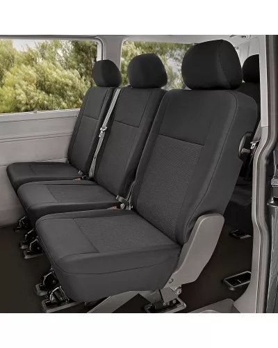 Méretpontos Üléshuzat Volkswagen Transporter 6, 2. vagy 3. sor 1+1+1 ülésre – TAILOR MADE – KEGEL