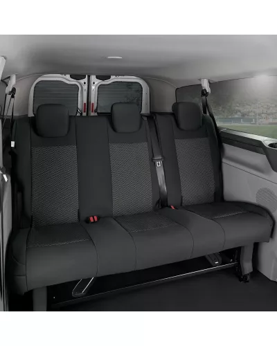 Méretpontos üléshuzat Ford Tourneo Custom II. 2023-tól hátsó 3 személyes 1+1+1 ülésre 3. sor – TAILO