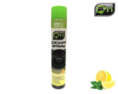 Q11 | műszerfalápoló & tisztító habspray | citrom illat | matt hatás | 750 ml