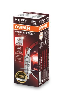 Izzó H1 12V 55W Night Breaker Silver | OSRAM