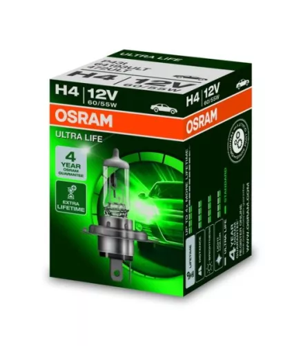 Izzó H4 12V 60/55 Ultra Life – OSRAM