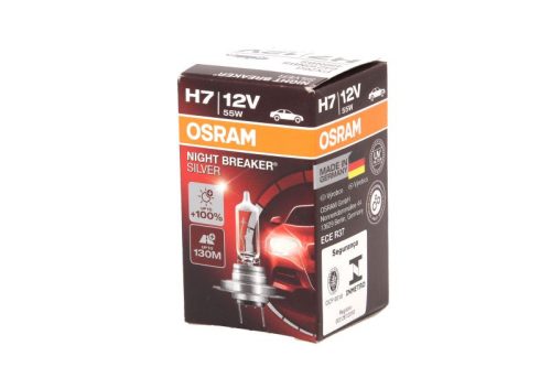 Izzó 12V H7 55W Night Breaker Silver | OSRAM
