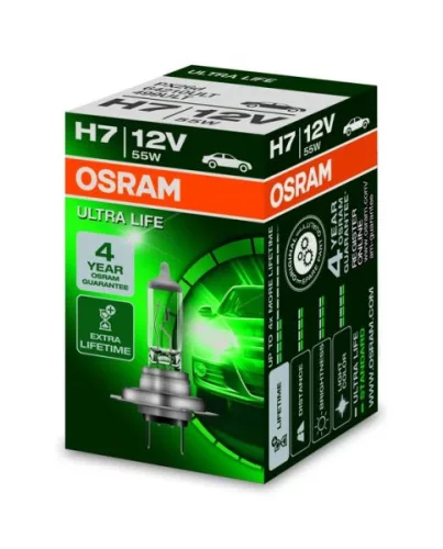 Izzó H7 12V 55W Ultra Life – OSRAM