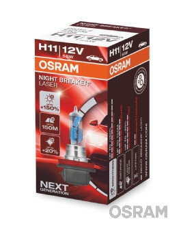 Izzó H11 12V 55W Night Breaker Laser | OSRAM