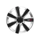 Dísztárcsa 13" GTX CARBON Black Silver – 4 darabos szett