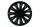 Dísztárcsa 17" SPARK Black – 4 darabos szett