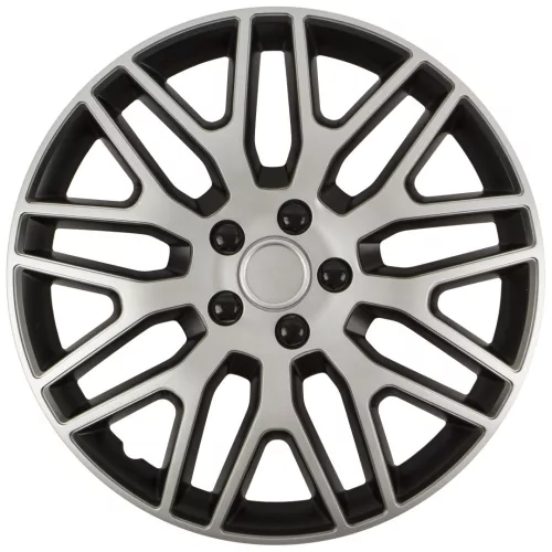 Dísztárcsa 16" Dakar Silver Black – 4 darabos szett