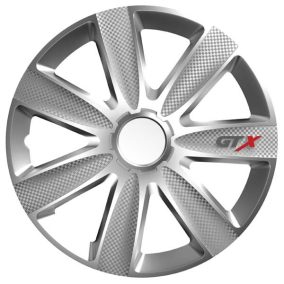 Dísztárcsa 16" GTX CARBON Silver – 4 darabos szett