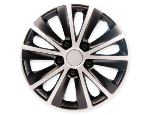 Dísztárcsa 13" RAPIDE Silver Black – 4 darabos szett