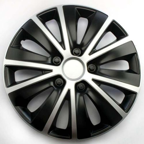 Dísztárcsa 14" Rapide Silver Black – 4 darabos szett