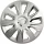 Dísztárcsa 16" STRATOS RC Silver – 4 darabos szett