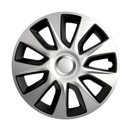 Dísztárcsa 15" Stratos Silver Black | 4 darabos szett