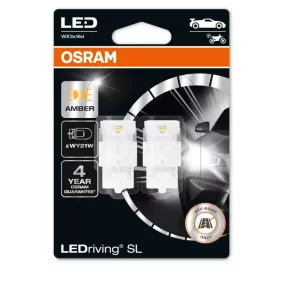 LED Izzó WY21W sárga (2db) – OSRAM