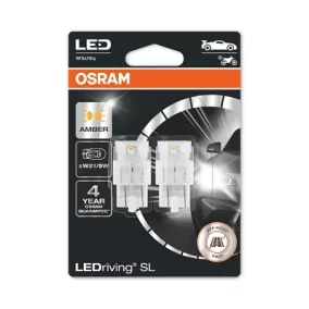 LED Izzó W21W/5W sárga (2db) – OSRAM