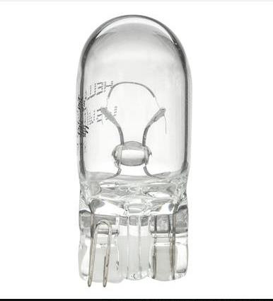 Izzó 12V W3W üveg - W2,1x9,5d - Hella