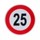 Matrica Sebességkorlátozás 25 km/h – 15 cm
