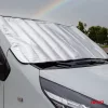 Szélvédőtakaró fagy és napsütés ellen, 150 × 70 cm, ezüst – AMiO