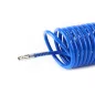 Kompresszor spiráltömlő 20 m, kék, – AMIO