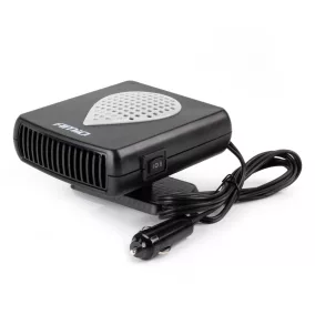   Autós fűtőventilátor, ablakpáramentesítő és jégmentesítő, 12 V, 150 W, 1,5 m kábel – AMiO
