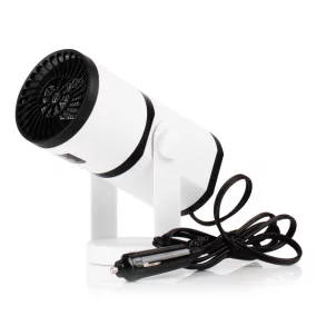   Autós fűtőventilátor, ablakpáramentesítő és jégmentesítő, 12 V, 150 W, 1,5 m kábel – AMiO