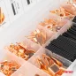   Körsaru és zsugorcső készlet, réz kábelsaru készlet 180 db – AMIO
